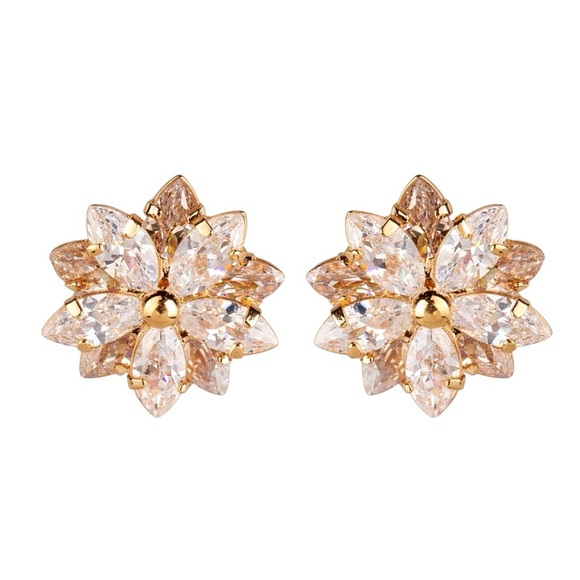 Jewelry - Swarovski Crystals The Zilya Flower Earrings